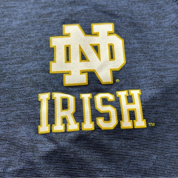 Fanatics Notre Dame Irish Lightweight Quarter Zip Men's Blue Size Large - Picture 3 of 7
